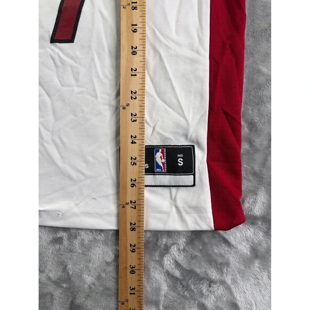 adidas Chris Bosh Miami Heat Home Jersey Men's S White Polyester